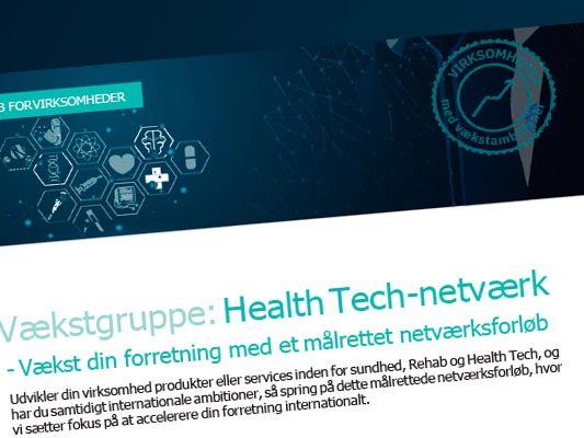 Health Tech Vækstnetværk internationalisering