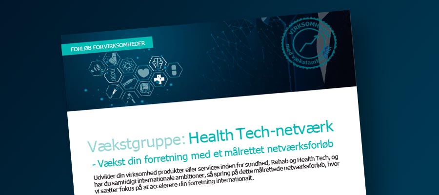 Health Tech Vækstnetværk internationalisering